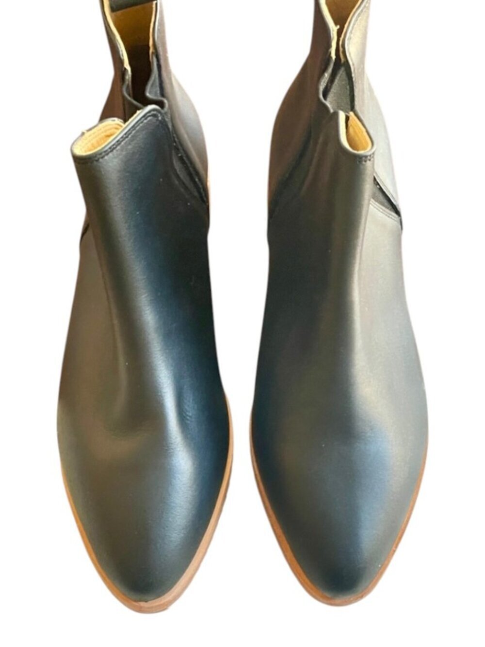 New! NISOLO Wm's Sz 7 Eva Everyday Chelsea Boot Black $228